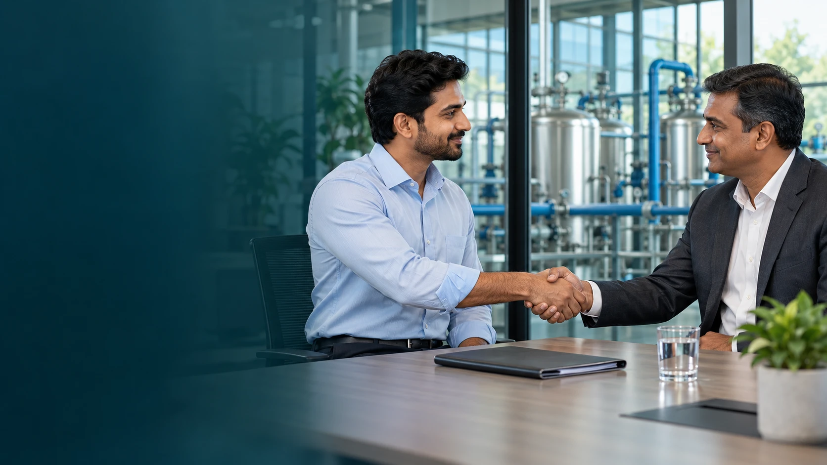 Professional partnership in a water treatment setting